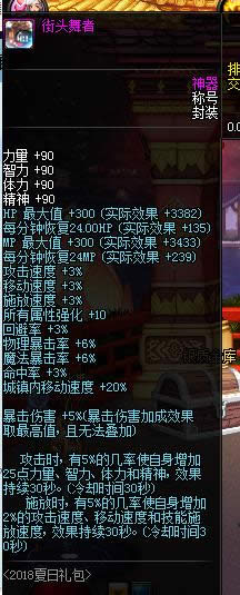 dnf夏日礼包详情2018 dnf2018夏日套礼包介绍