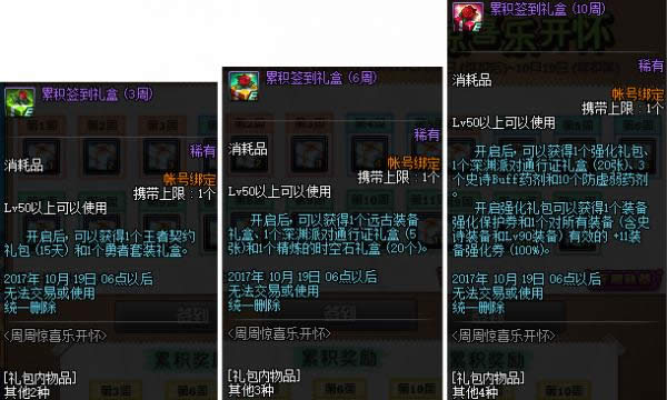 dnf8月周周惊喜乐开怀奖励有什么