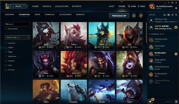 lol����ҳ����ʲô lol���Ĳ������߽���2017