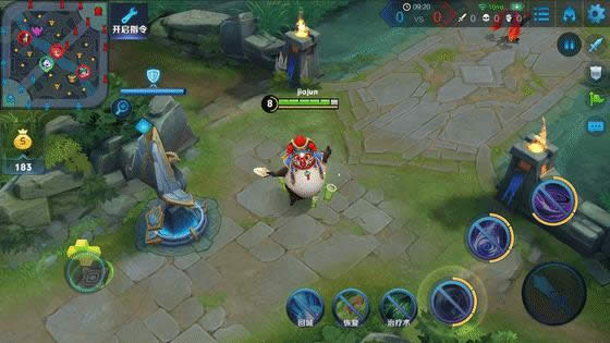 王者荣耀胖达荣荣1技能动图