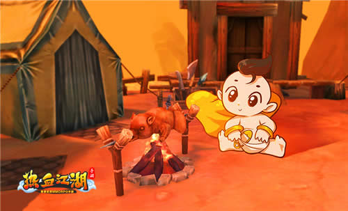 《热血江湖手游》精灵旅行