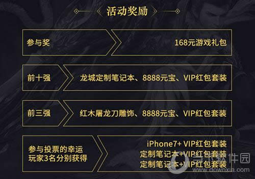 烈焰龙城周年活动奖励