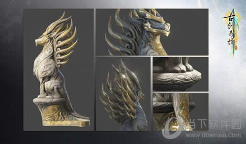 古剑奇谭三天鹿城建模三