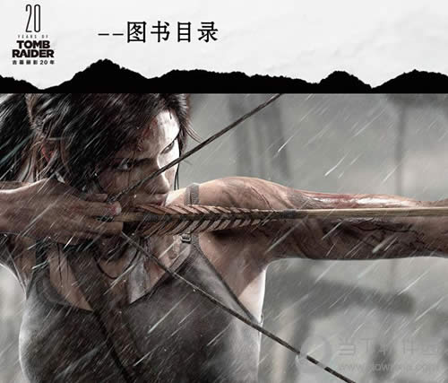 古墓丽影20年纪念册封面