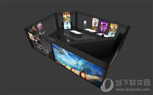 英雄战歌展区3D示意图二