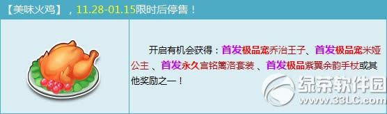 qq飞车美味火鸡多少钱 有什么奖励1