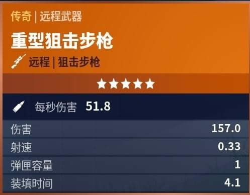 堡垒之夜巴雷特狙击枪怎么用 重型狙击枪巴雷技巧教学