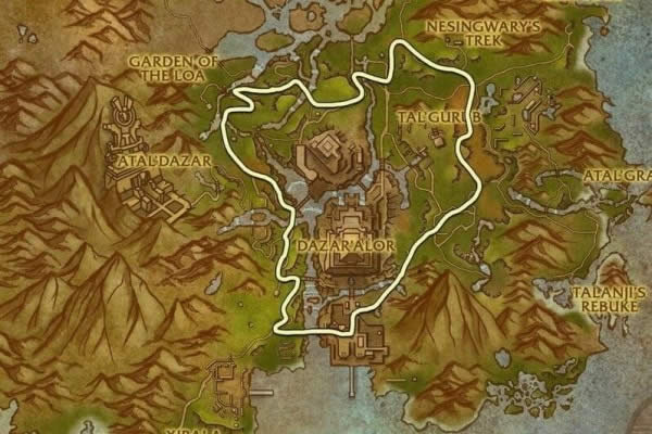 魔兽世界8.0六张新地图矿点刷新路线 魔兽世界8.0六张新地图矿点在哪里