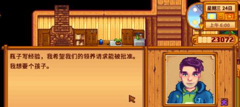 星露谷物语怎样生孩子