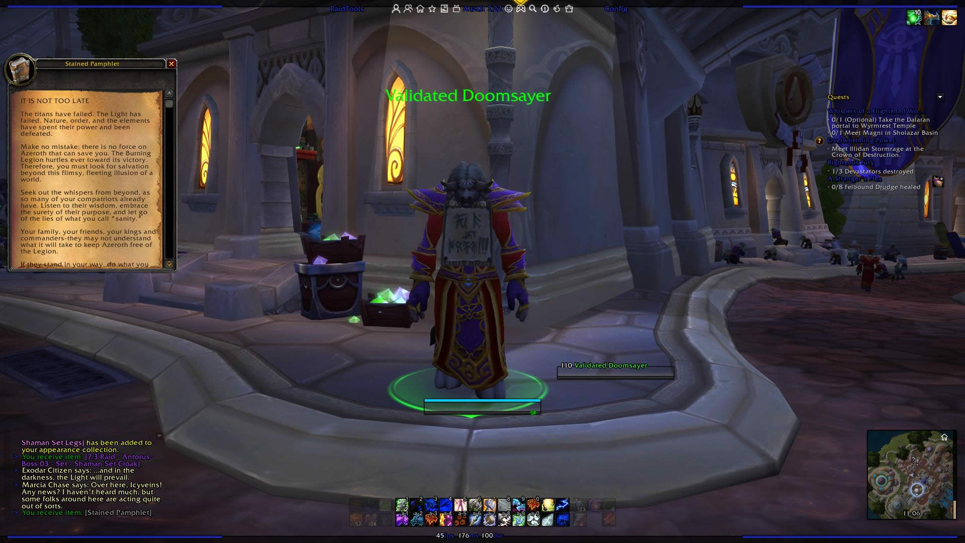 7.3PTR 达拉然主城居然也出现了末日预言者