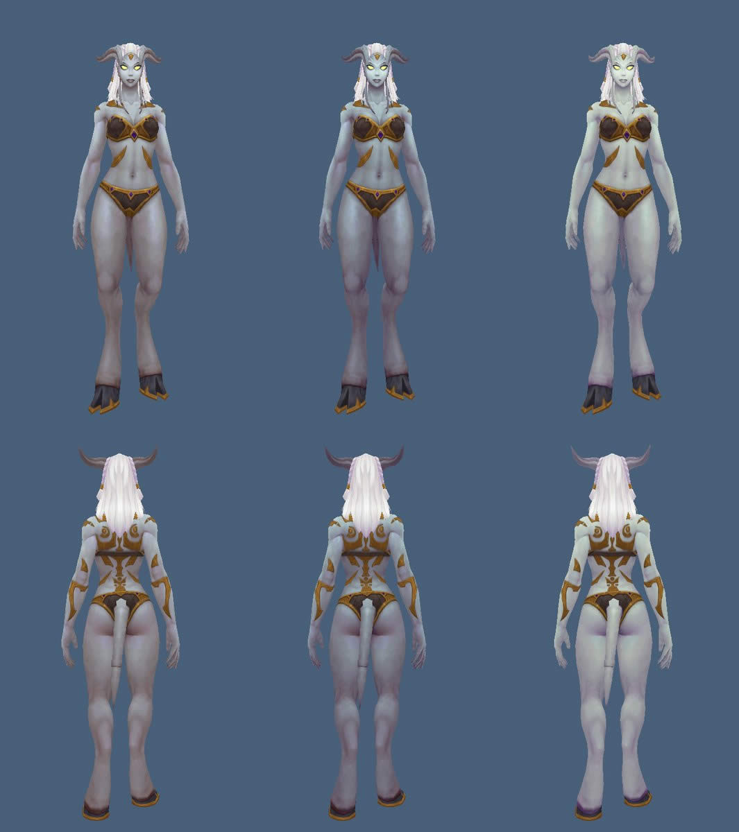 7.3PTR新模型:有圣光纹身的光铸德莱尼