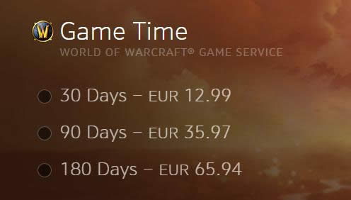 魔兽世界全球游戏时间比较! 国服最廉价