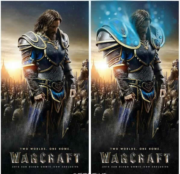 玩家恶搞漫画推荐:魔兽电影海报被玩坏了!